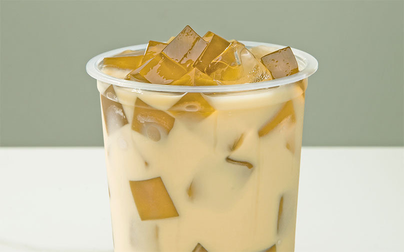 Milk Tea with Tea Jelly